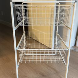 2 Shelf Wire Rack