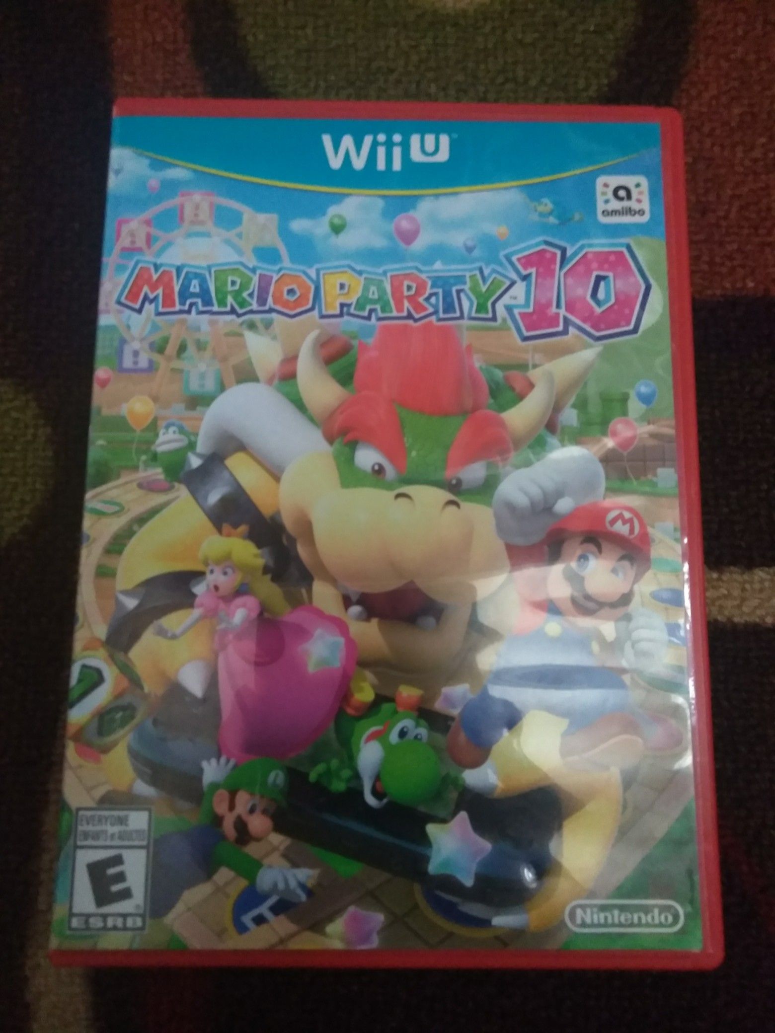 Mario party 10 for the Nintendo Wii U