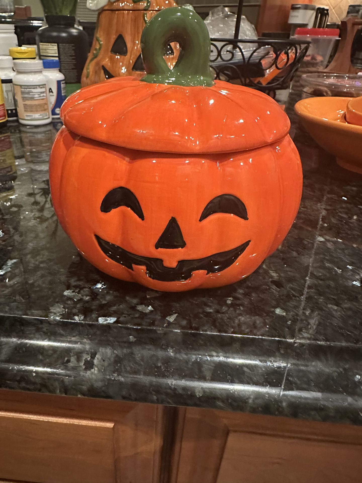 Pumpkin Cookie/Candy Jar