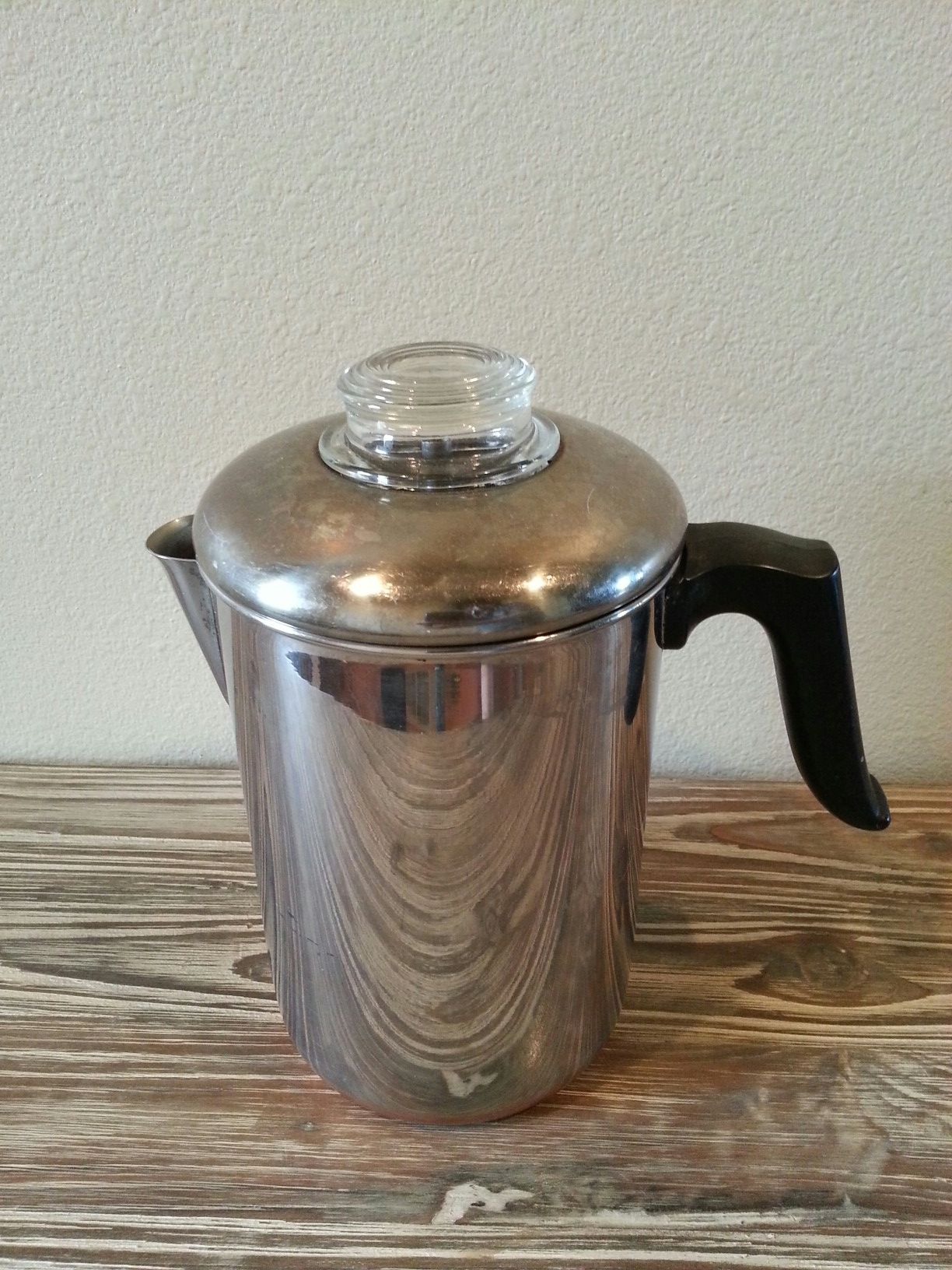 USA MADE Vintage coffee pot 8 cup revere ware excellent condition