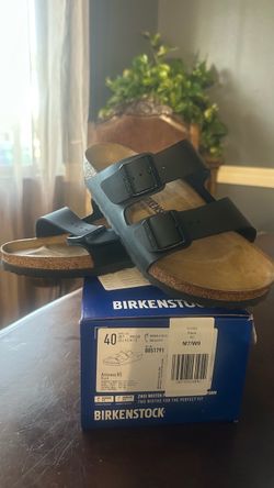 Birkenstock Arizona BS Black Sandals Size 40