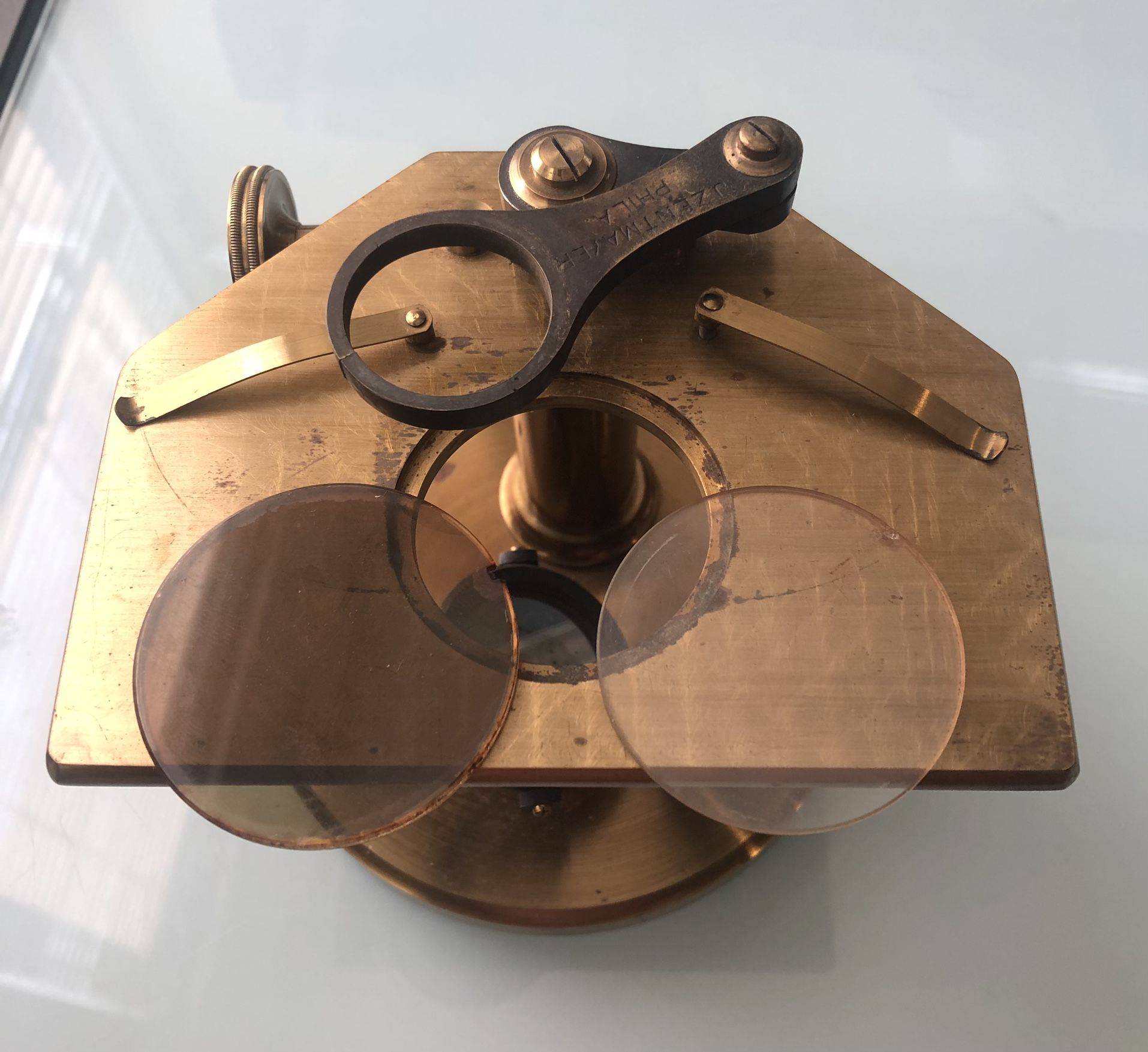 Zentmayer Antique Microscope Circa 1890 With Box