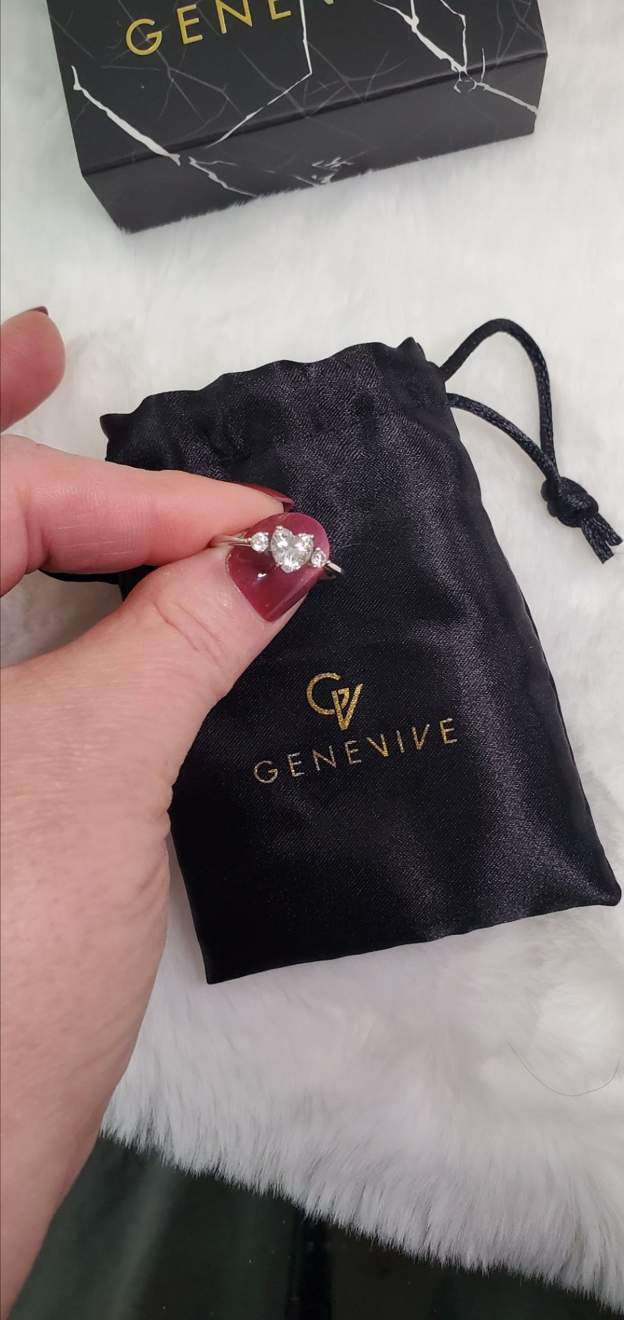 Sterling Silver CZ Ring-size 8