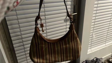 Fossil light brown shoulder purse