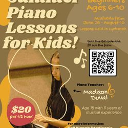 Piano Lessons for Kids