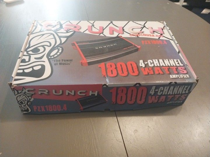 CRUNCH 1800 Watt 4-channel Amplifier Pzx1800.4
