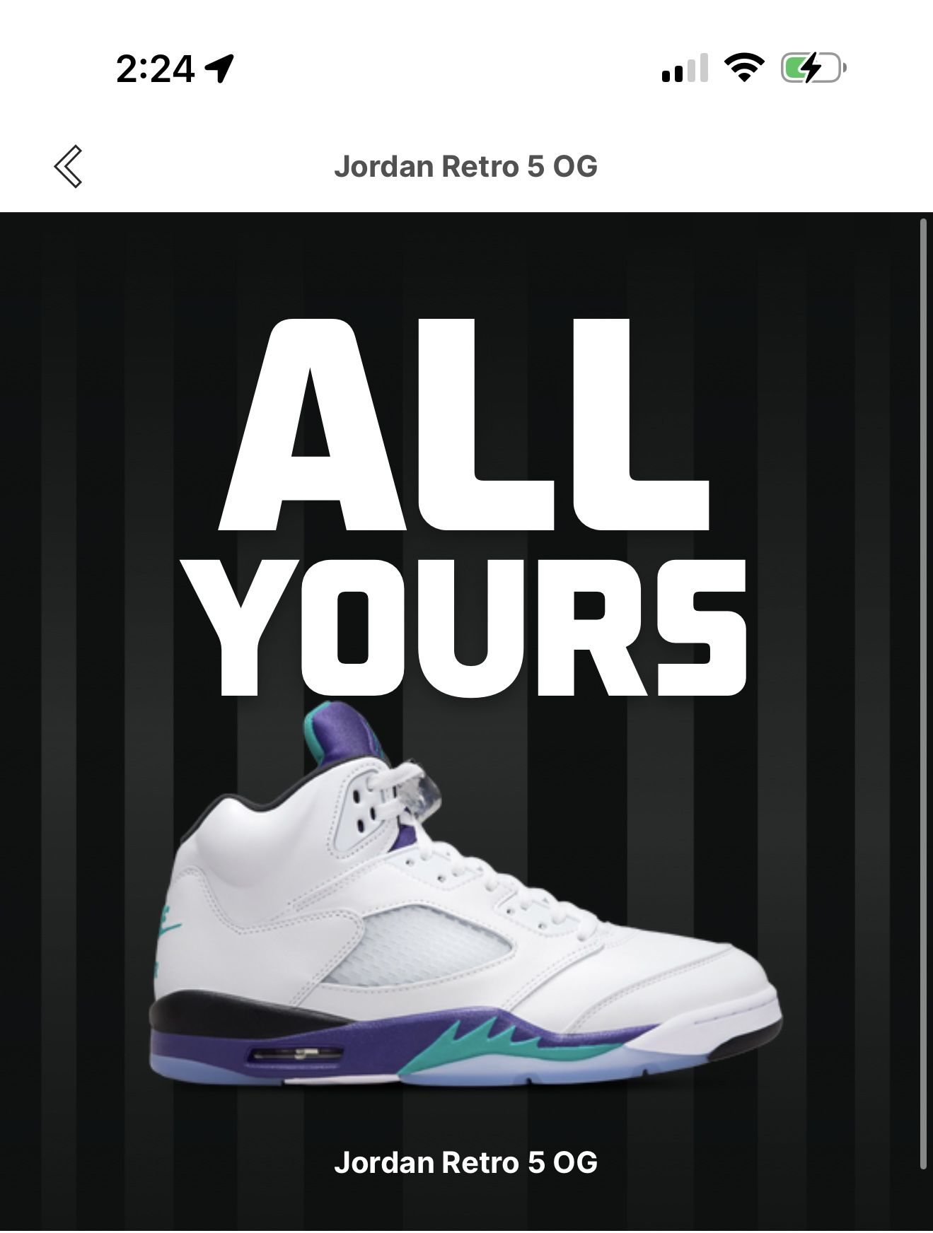 Jordan 5 Retro 'Grape (2025)'