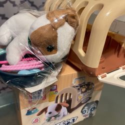 Caja Con 45 Perritos De Peluche Con 15 Accessories 