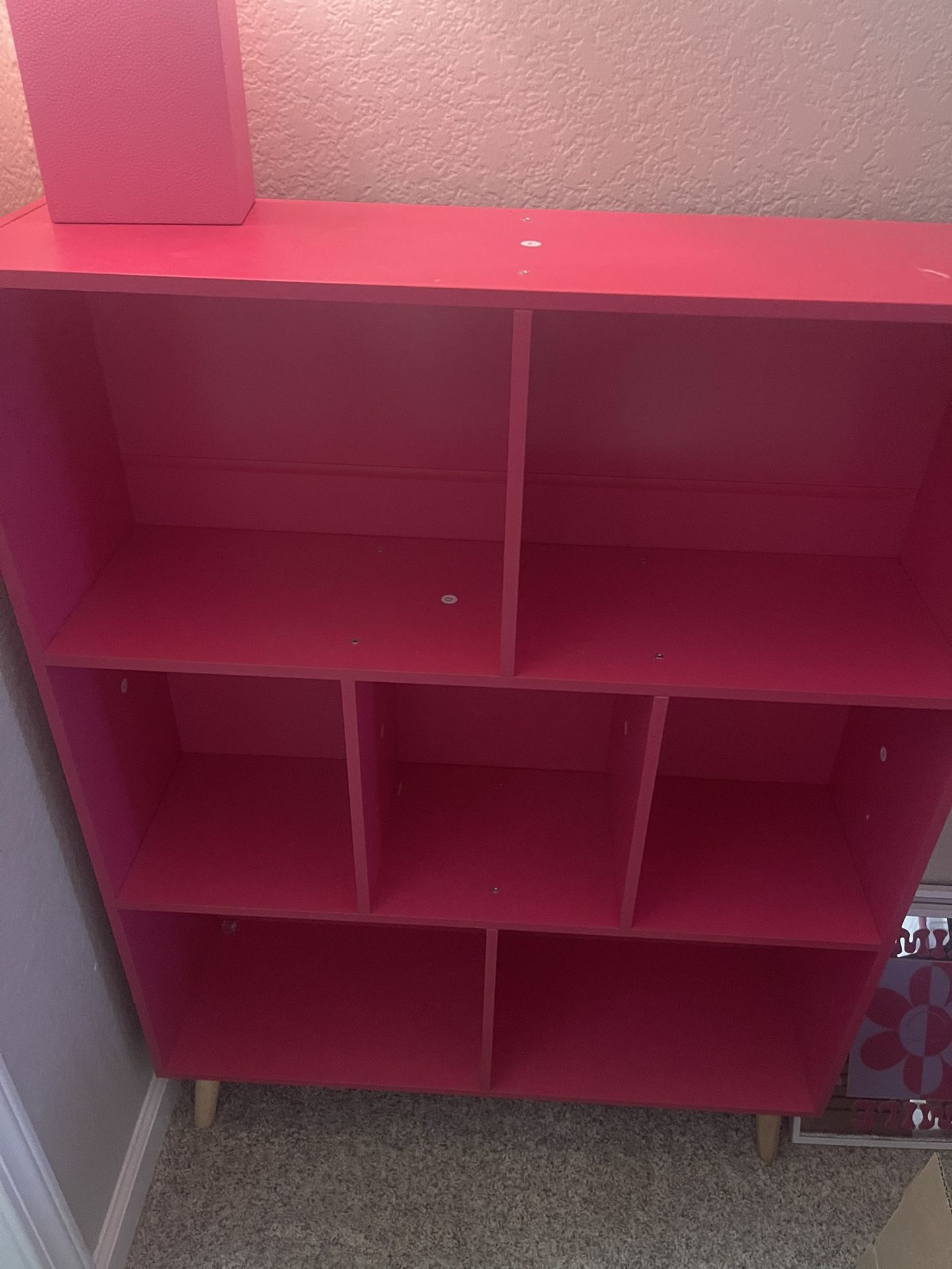 Hot Pink Bookshelf