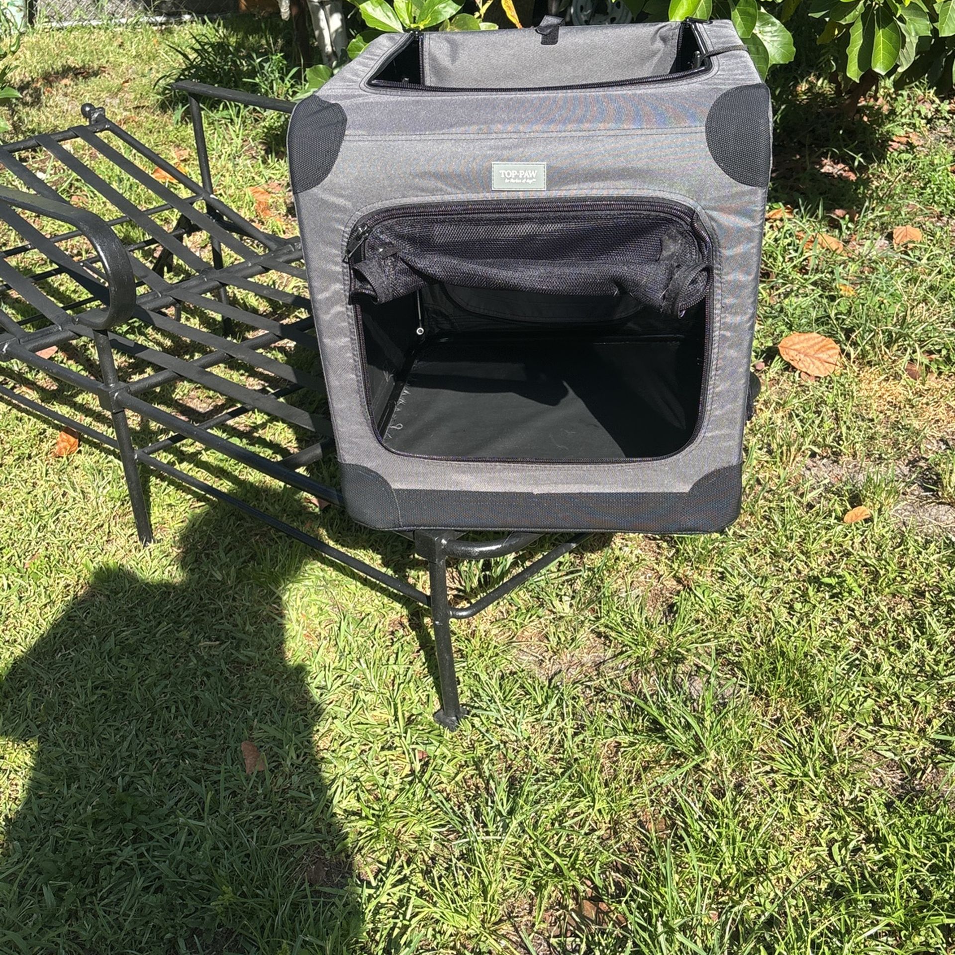 TOP PAW Vinyl Washable Collapsible Dog Transporter/Crate
