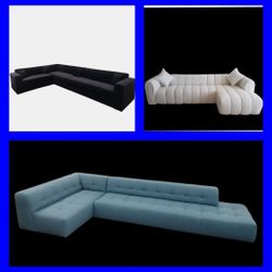BRAND NEW 8x13ft And 11x11ft And 6x13x6ft SECTIONAL COUCHES CHAISE SOFA,  FABRICS MADE 