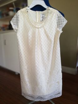 White interview dress sz 6X