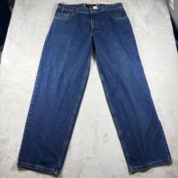 Vintage Levi’s Silver Tab Baggy Fit Jeans Men's 38x33 Blue Denim 90s Y2K #3686