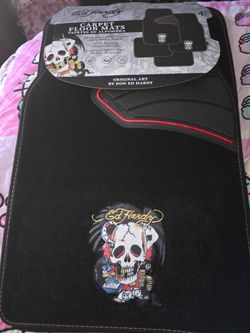 Ed Hardy car mats 4pc