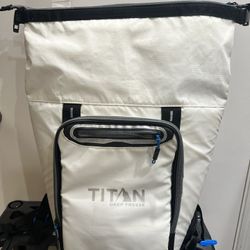 Titan by Arctic Zone Deep Freeze 13qt Roll Top Cooler Backpack 