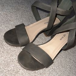 Olive Green Heels