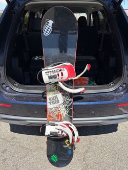 155 Burton Blunt Snowboard with Union Bindings