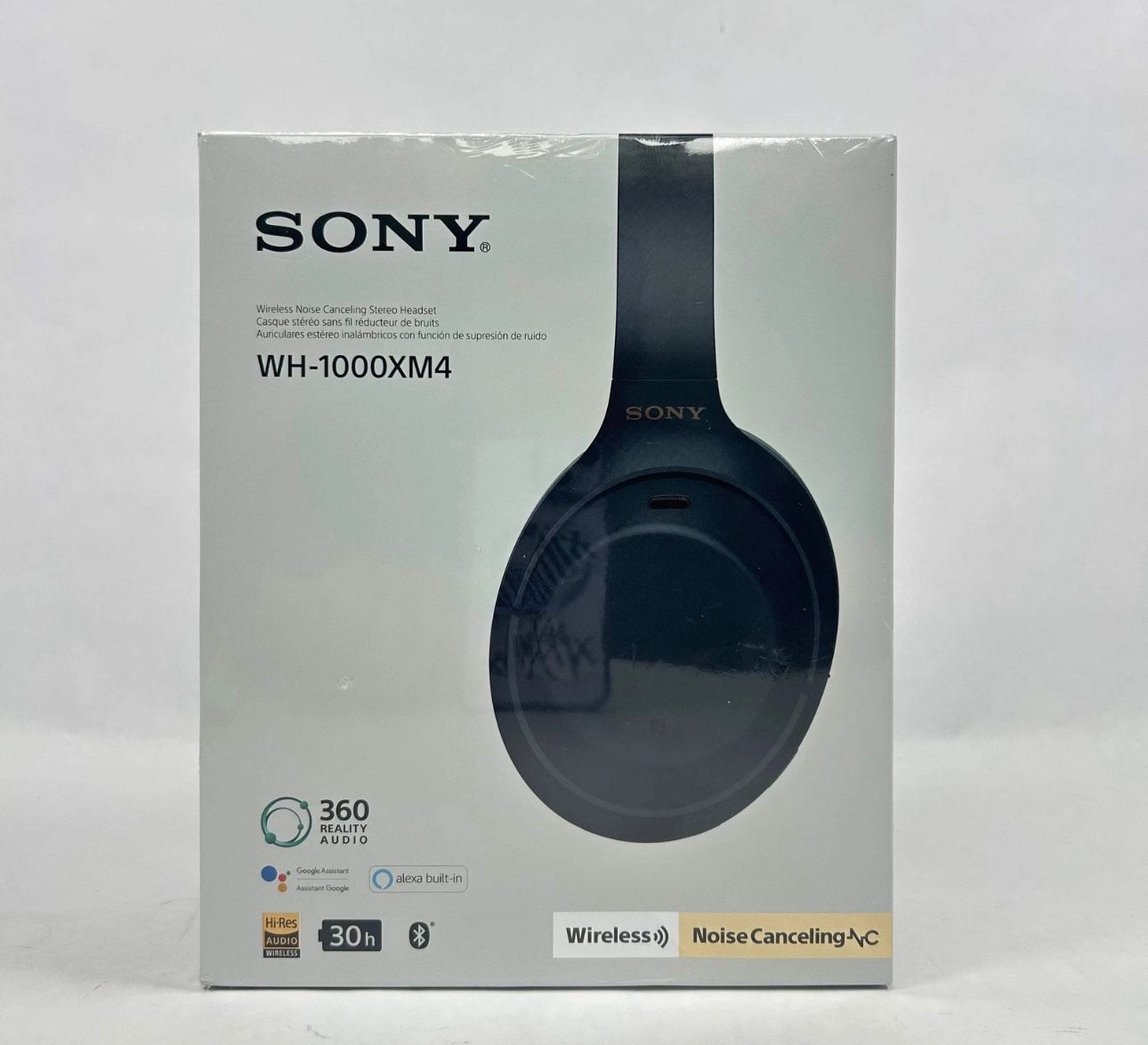 Sony WH-1000XM4 Black Wireless Noise Cancelling Headphones