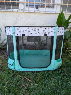 Portable Canvas Dog Crate