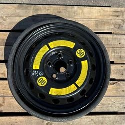 2009-2015 AUDI Q7 4L 18" INCH COMPACT SPARE TIRE WHEEL 7L0601027A