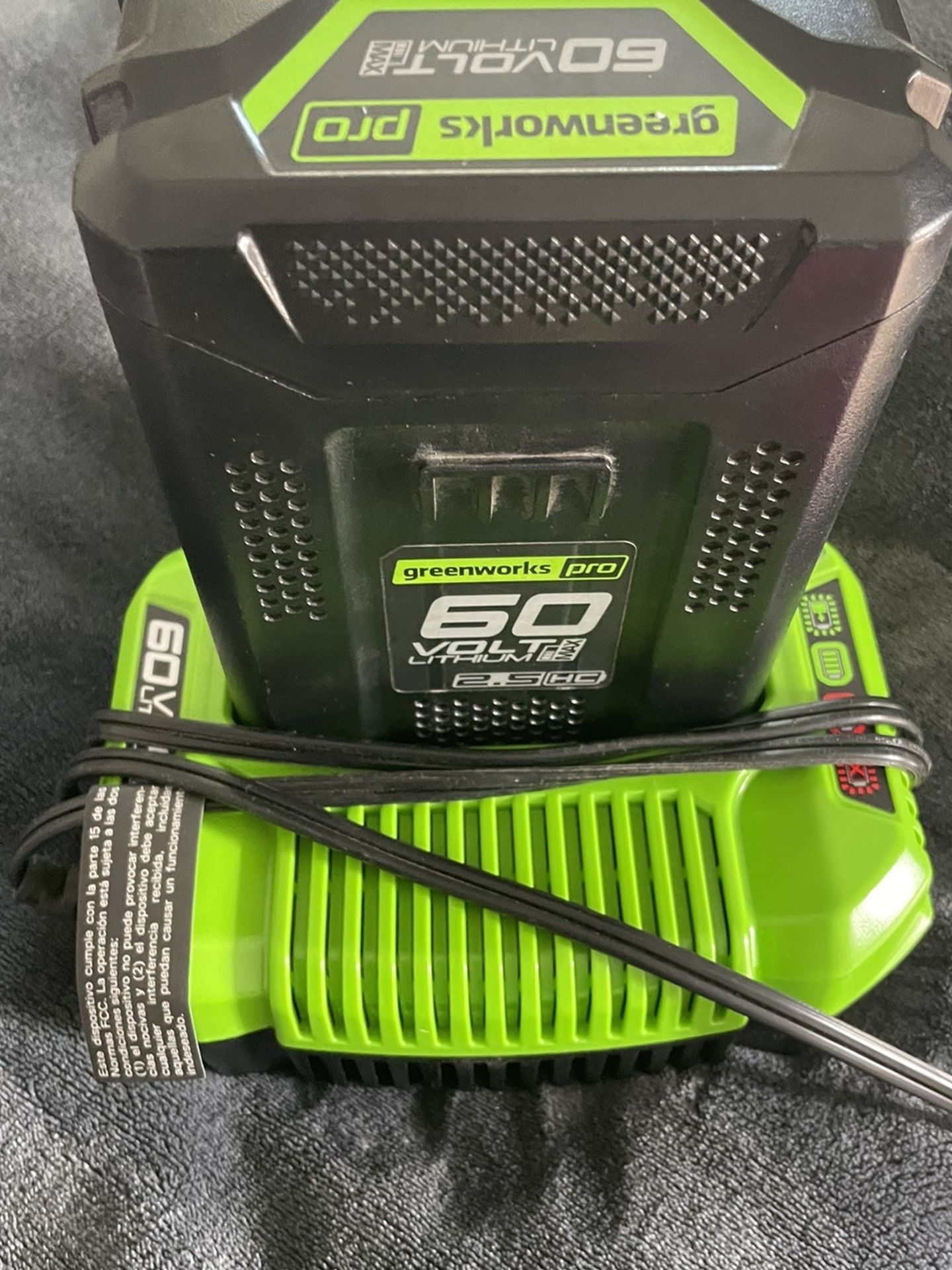 Green Works Battery And Charger