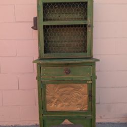 Vintage Rustic Farmhouse Cabinet 