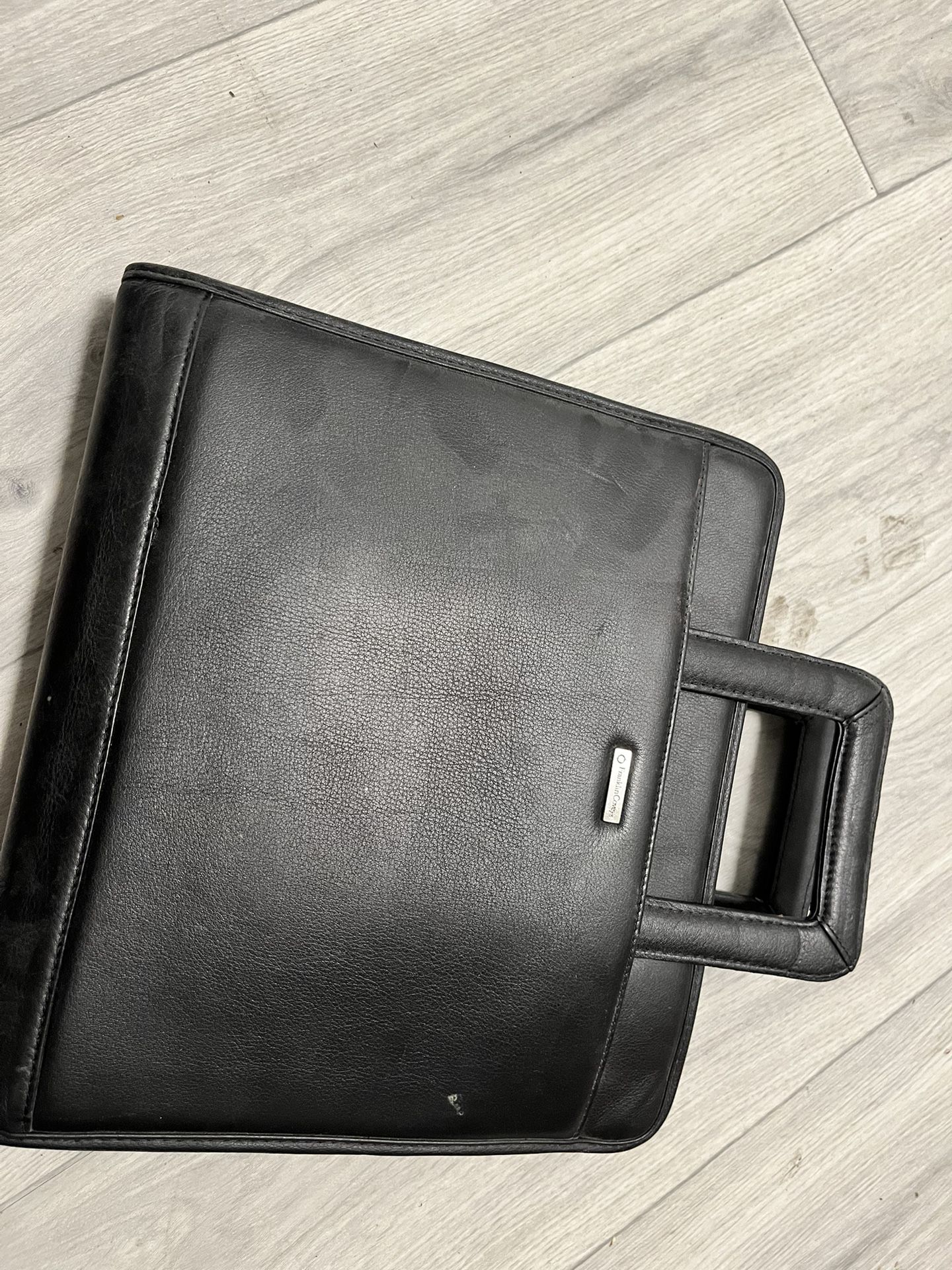 Franklin Covey Leather Folder Brief Case Bag New Portfolio