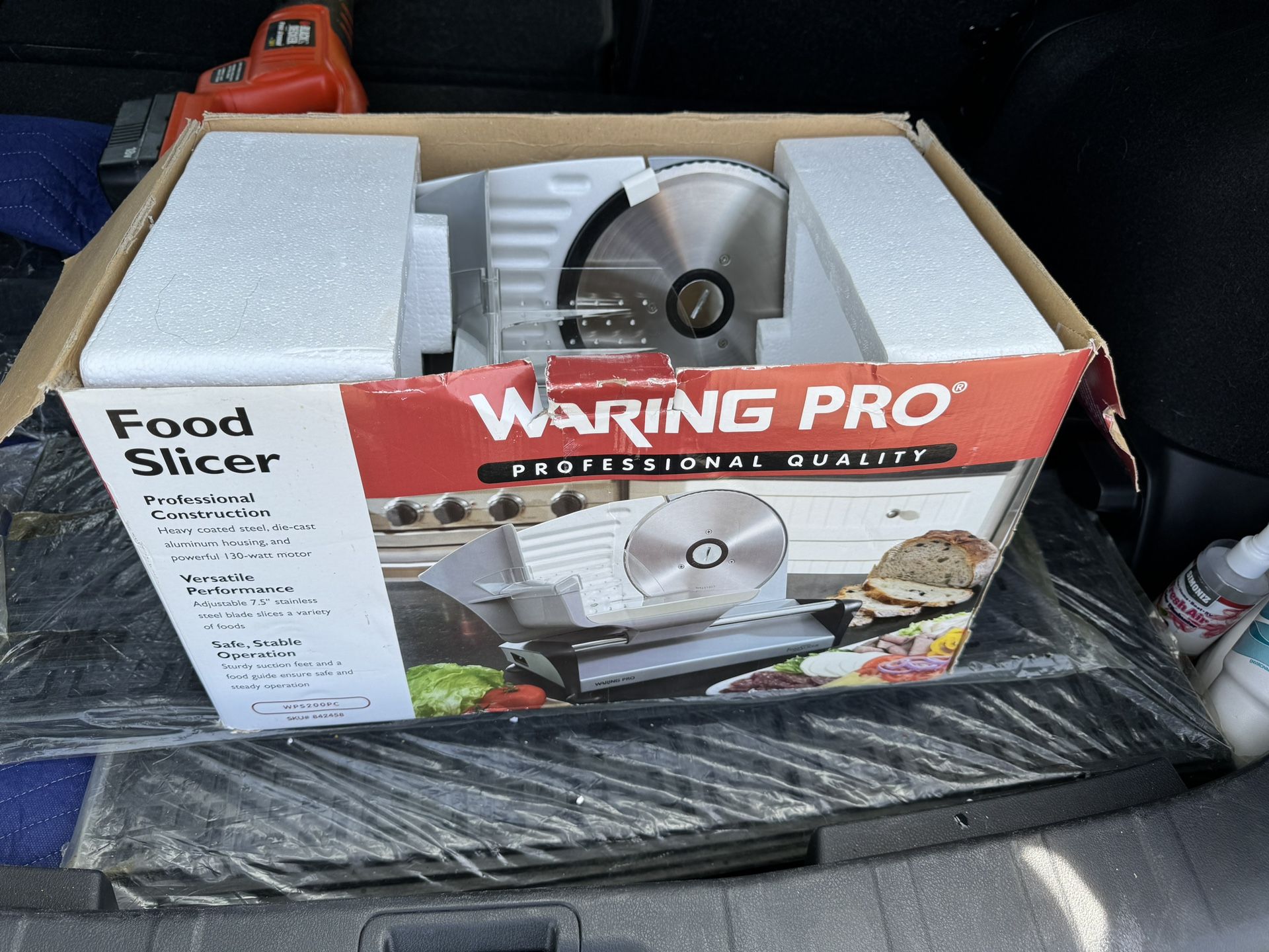 A Waring Pro Professional Quality Food Slicer