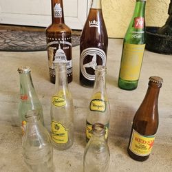 Vintage Glass Bottle Collection