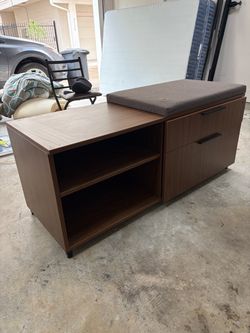 Mid century modern office credenza