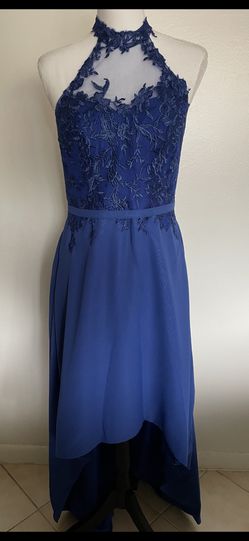 Royal Blue High Low Dress