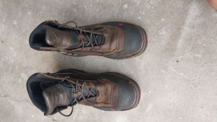 WOLVERINE STEEL TOE LEATHER HIKER BOOTS SIZE 13 EW