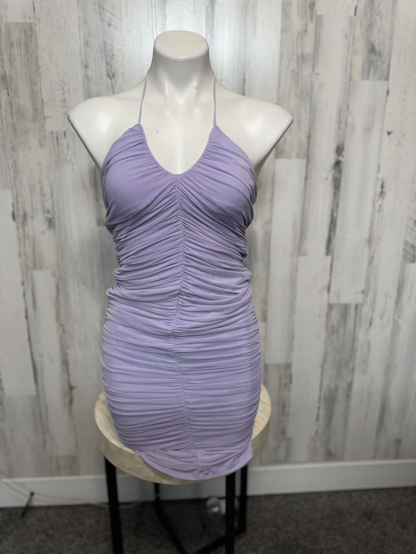 Purple Midi Dress 