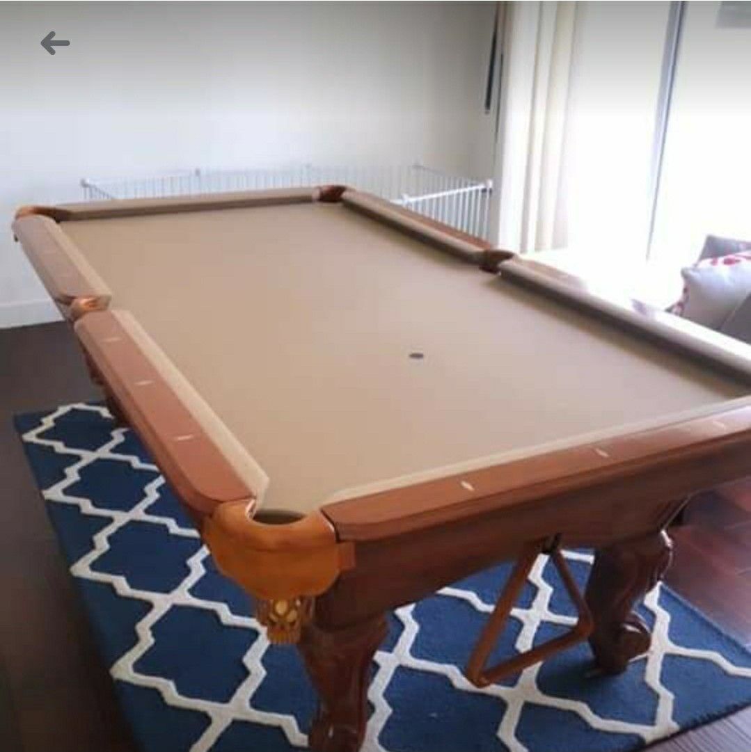 8x4 3 PC slate Pooltable