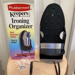 VINTAGE Rubbermaid Keepers 2455 Ironing Organizer Black