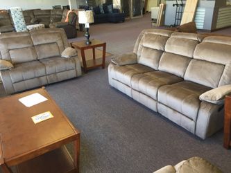 3 piece Reclining sofa and loveseat and chair