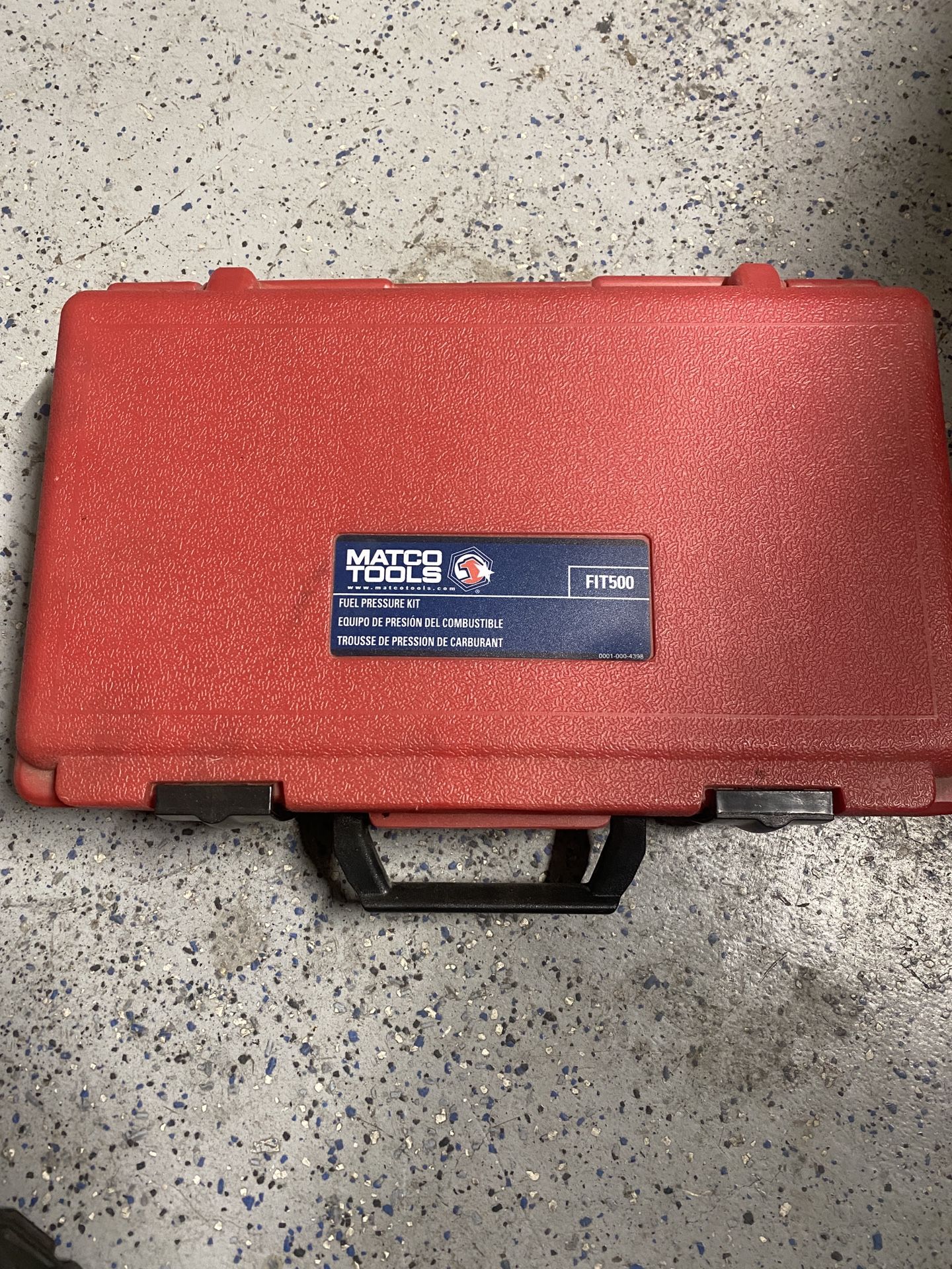 Matco Fuel Pressure Test Set