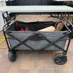 Folding Wagon- All-terrain Wheels