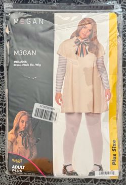 NEW Megan Halloween Costume, size 1X