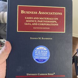 Business Association Book 11th Edition  Stephen M Bainbridge