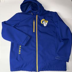  Los Angeles Rams NFL Soft Shell Coat Jacket Football 