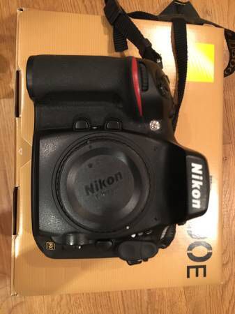 Nikon D800e dslr camera and 58mm 105mm 1.4 lenses