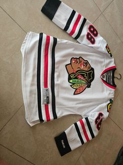 Chicago Blackhawks Patrick Kane #88 Jersey Reebok NHL White M Hockey