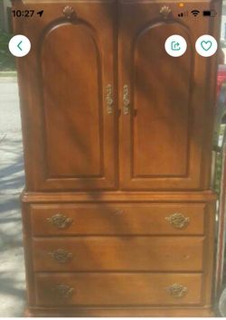 Armoire / Hutch Dresser with Drawers