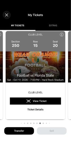 FSU Miami tickets