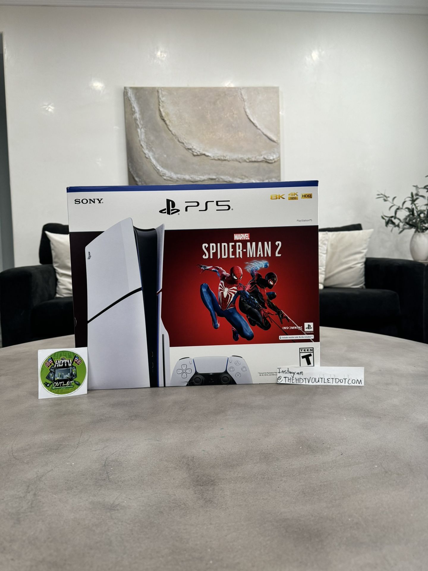 Ps5 Slim Disc Spiderman Bundle