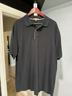 Burberry Men’s Black Polo Used - Size XXL