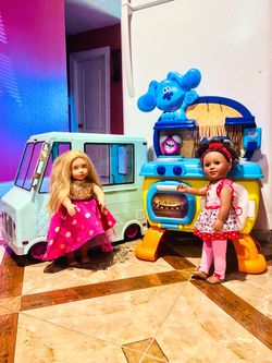 Ice Cream Truck & Blue's Clues kitchen Toys
