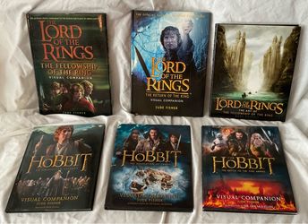 Lord of The Rings and The Hobbit Hardback Books (6 Books)