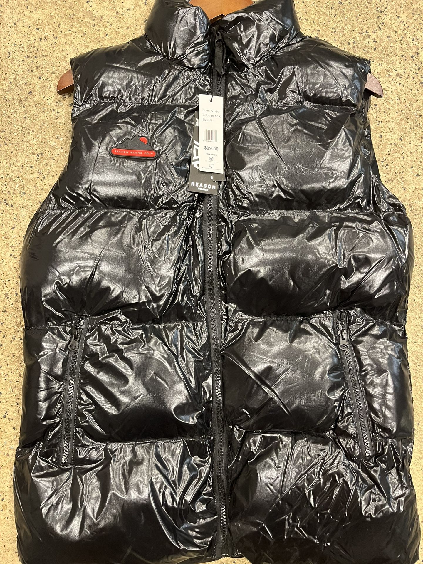 Reason Brand Black Vest